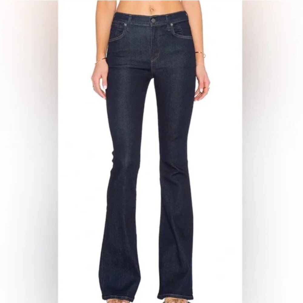 Citizens of Humanity Fleetwood High Rise Flare. Darkest blue was. size 25